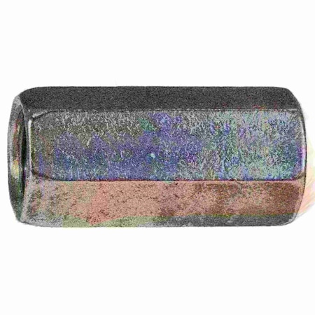 Midwest Fastener Coupling Nut, 3/8"-24, 18-8 Stainless Steel, Not Graded, 1-3/16 in Lg, 3 PK 931204